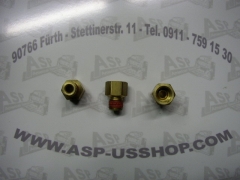 Adapter Automatikleitung - Fitting Transmissiontube  GM  1/4 NPT auf 1/2-20